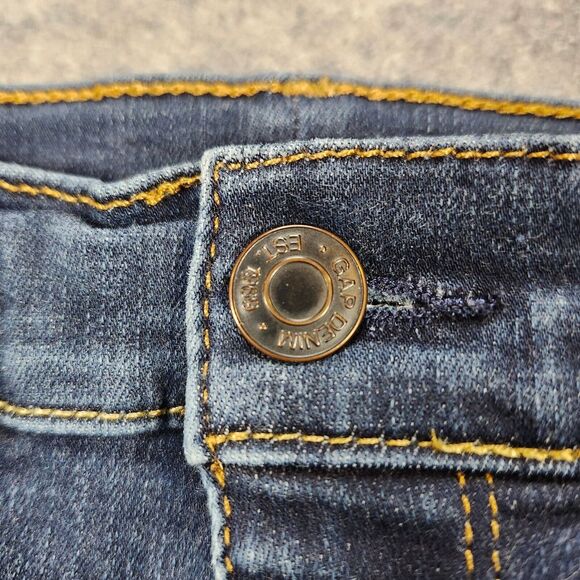 Gap 1969 Jeans Womens 29 Long Blue Resolution True Skinny Stretch Casual Preppy - Picture 8 of 14
